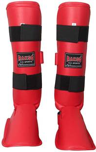 Rakso Super Karate Taekwondo Shin Pad Muay Thai Kick Kickboxing MMA Shin Guard