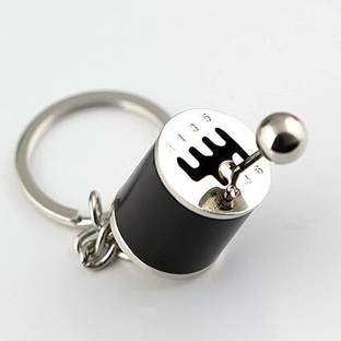 wynyc 6Speed Gear Box Keychain Chrome Six-speed Manual Shift Lever Key Chain