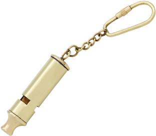 JSI Brass Whistle Scout Handmade Key chain Key Chain