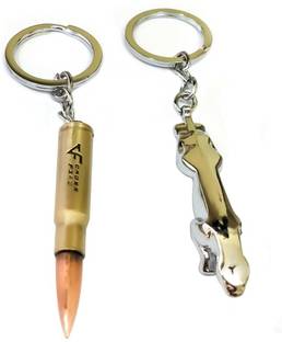 ShopTop Vogue 21 Bullet and JR Logo Keychain Key Chain