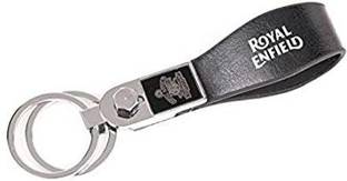 KYOP PREMIUM LEATHER AND STEEL KEYCHAINS ROYAL ENFIELD Key Chain