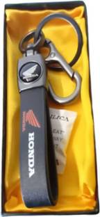 gtrp Honda Car Key Case, Smart Key Holder Protection PU Leather Car Key Chain Key Chain