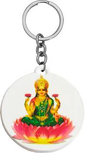 M Men Style Religious Goddess Mahalaxmi Durga Polymer Keychain SkeyP25 Key Chain