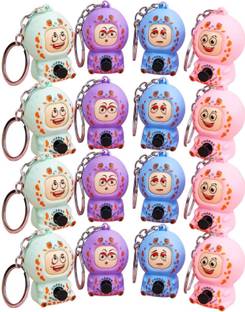 AMANVANI D Cute Keychain Mini Toy With KeyRing Chain Face Shape Keychain for Kids Key Chain