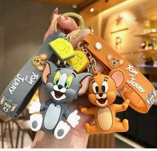 MADNIKQA Tom and Jerry Keychain | Couple Keychain | Key chain for Girls & BOYS Key Chain