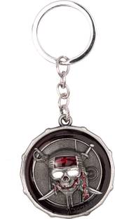 RainSound Pirates of the Caribbean skull rotating Key Chain