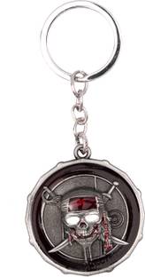RainSound Pirates of the Caribbean skull rotating Key Chain