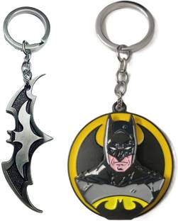 Mistazzo Batman Revolving Keychain and Metal Logo Keyring For Boys, Girls, Kids Key Chain Key Chain