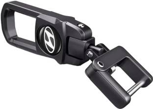 OHZEN Black Color Car Fob Heavy Duty for Hyundai logo Key Chain
