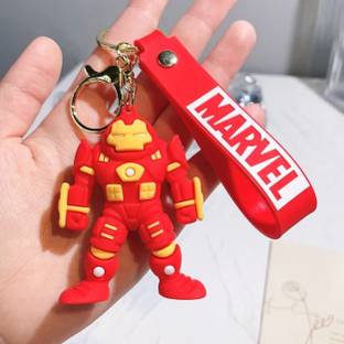 WHITE POPCORN Hulk Buster 3D Keychain | Strap Charm & Hook | Key Chain