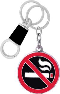 MGP FASHION No Smoking Signs Cigarette Smoking is injurious to health Keyring Pendant Key Chain