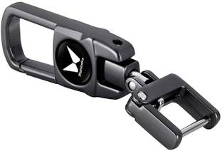 OHZEN Black Color Car Fob Heavy Duty for Mahindra logo Key Chain Key Chain