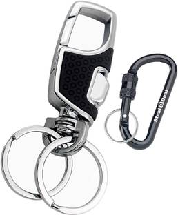 StealODeal Black Hook with 50MM Screw Locking Hook D shape Key Chain
