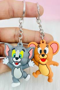 Tera13 Cute 2 Piece Keychain and Bag Hanging Accessory Keyring for Boys Return Gifts Key Chain