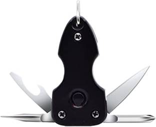 Taskin Multipurpose - Knife | Bottle Opener|Torch| Screwdriver| Key Chain-202 Standard Screwdriver