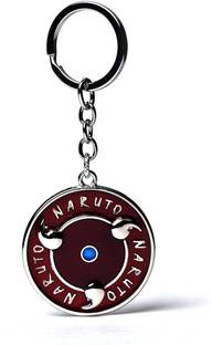 Daiyamondo Naruto Eye Of Sharingan Sasuke Uchiha Rotating Metal Keychain Key Chain