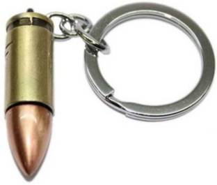 ZYZTA Bullet shaped Metallic Keychain for cars, bikes,keys Pack of 1 Key Chain