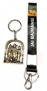 ShopTop Jai shree Ram family AS-SO-RT-ED keyring and tag small jai Bajrangi Key Chain