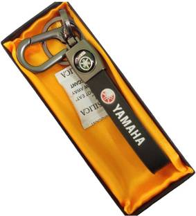 ShopTop Premium Leather Key Chain For Yama-ha Scooters And Bikes Key Chain