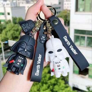 Mubco Star Wars Darth Vader & Stormtrooper 3D Keychain Strap Charm & Hook Cartoon Toys Key Chain