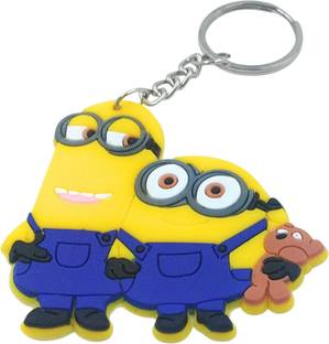 Key Era Cartoon Style Kevin Stuart Bob Minion Sigle Side Key Chain