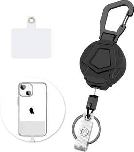 sannidhi Heavy Duty Retractable Keychain with Carabiner Key Chain