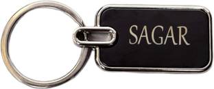 Giftorious Metal Keychain Engraved with Name / Message ( Both Side ), Personalised Keyring Key Chain