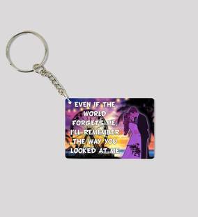 Special Trend Hub Emotional Couple Memory Scene Printed Keychain Pack of 2 Key Chain