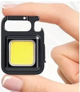 Niztech 500 Lumens Rechargeable Keychain Mini Flashlight with 4 Light Modes Key Chain