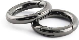 Tia Purse Bags Making Clasp,Lobster,Clips (Black Premium Spring Ring-25mm, 2 Pcs) Key Chain
