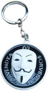 BORING Vendetta Comic ROTATING FACE MASK Key Chain