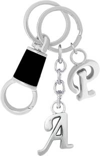 KYP Fashion Two Initials Double Letters Pendant Gift For Loved Once Alphabet A / P Key Chain