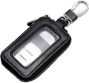 STEFLON Universal Premium Car Key Fob Case Genuine Leather Car Smart Key fob Key Chain