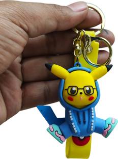 Kidskaari Cute 3D Keychain, Keyring | Travel Essential | Strap & Bag Hook (Jumper) Key Chain
