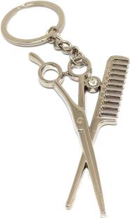 Key Era Scissor Comb Barber Saloon Key Chain
