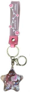 FunkyMart Bunny in a Jar Floating Liquid Keychain for Girls/Kid's Key ring Assorted Unit Key Chain