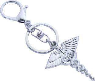 Virom Doctor Symbol Keychain For Bike,Car,House,Office Keys Keyring With Hook Metal Key Chain