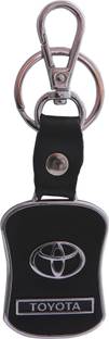 Sophiamax SM164 new Toyota Leather Key Chain(Black) Key Chain