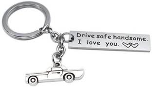 HIGAR Premium Drive Safe Reminder Metal Key Chain