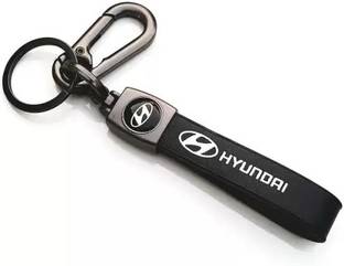 Facetious Hyundai Keychain Stainless Steel Metal finish Key Chain