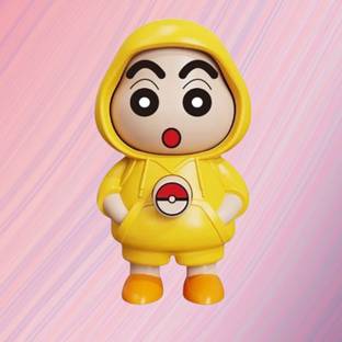 ZOQQI Shinchan Rotating Keychain – 3 Smiling Faces Key Chain