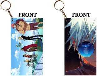 Hariyaali Enterprises LLP ENIES LOBBY × GOJO GLASSES Unique Style 2 pcs Combo Key Chain