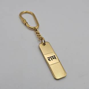 Nikza Exclusive Premium Gold-Plated Ram Design Keychain Key ring For Men( Stainless Steel) Key Chain