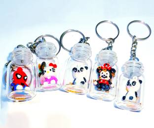 kanchana Adorable cartoon keychains- Pack of 5 Key Chain
