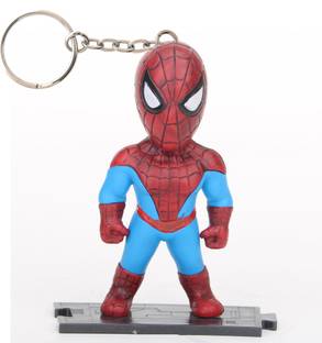 RVM Toys Spiderman Action Figure Keychain Key Chain Car and Bikes Key Ring Key Chain