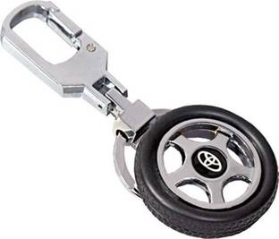 Amor Toyota Tyre Rotary Wheel Key Chain Locking Key Chain