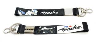 Key Era Tvs Apache Bike Set Of 2 Fabric Key Chain