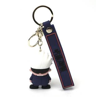 Daiyamondo Satoru Gojo Jujutsu Kaisen Anime 3D keychain With Long Ribbon Key Chain