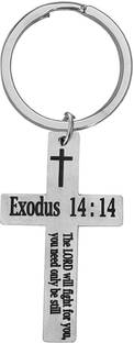 M Men Style The Lord Will Fight For You, You Need Only Be Steel (Exodus 14.14)LSK220157 Key Chain
