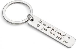 MOHIT CRAFT Drive Safe Keychain for Boyfriend,Drive Safe Keychain for Him Key Chain